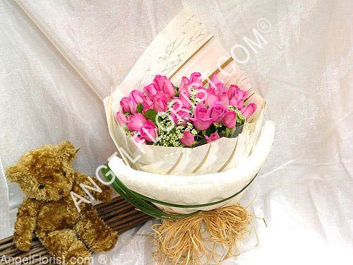 Happy Birthday Flowers: Pink Tourmaline