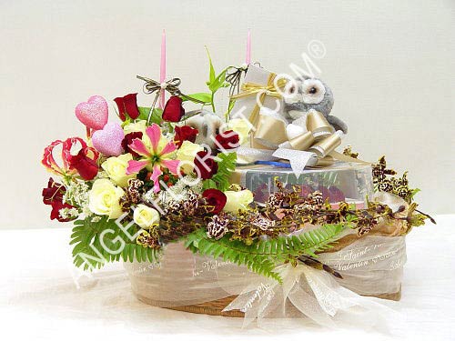 Birthday Bouquet: Birthday Wish (with cake)