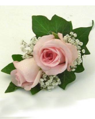 Wedding Flowers: Corsage-Double Joy