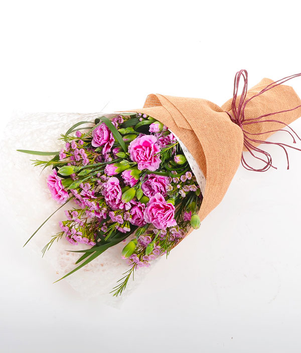 Flower Hand Bouquet: Blissful Blossoms