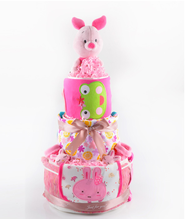 Diaper Cake - Baby Piglet