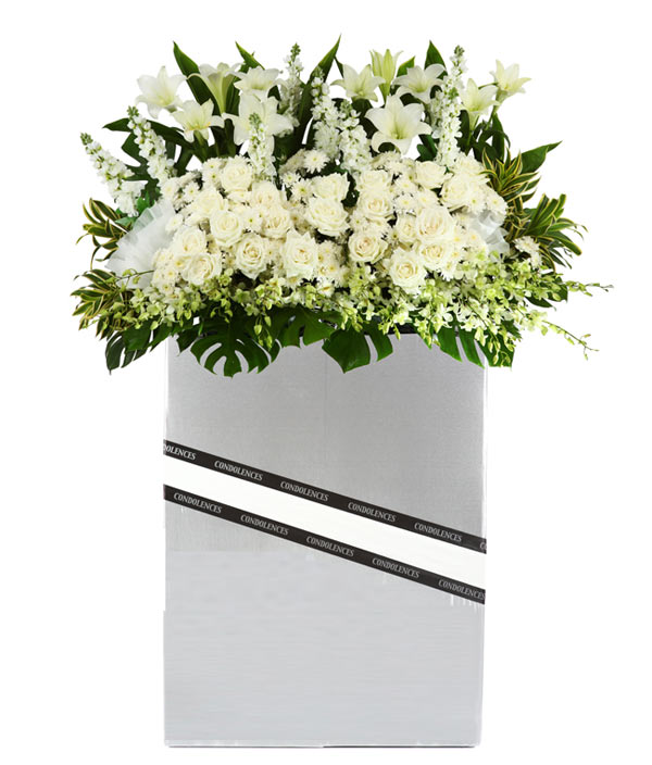 Condolence Flowers: Eternal Purity