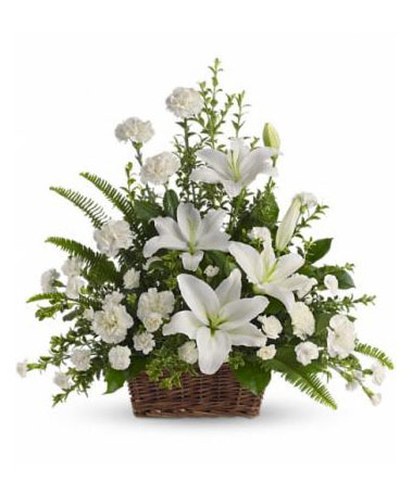 Condolence Wreath: Condolence Basket-1