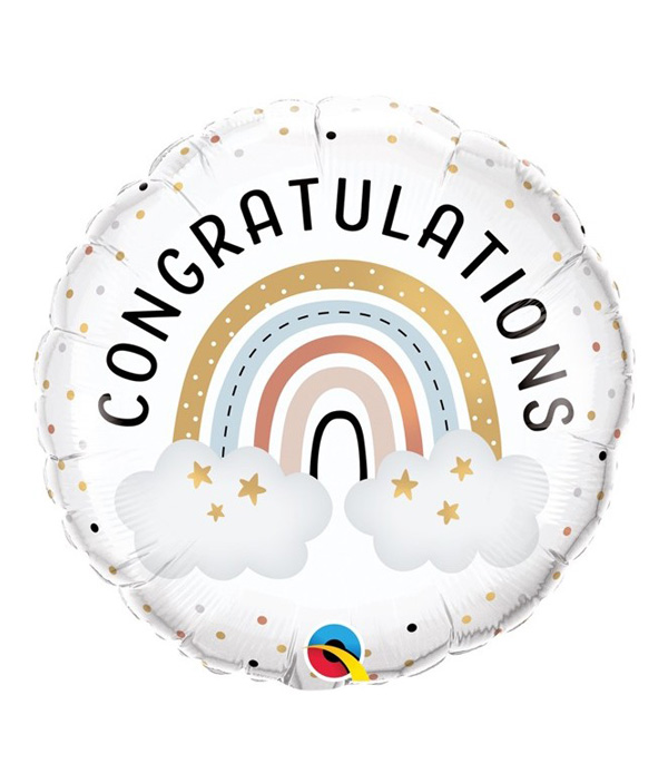 Congratulations - Boho Rainbow