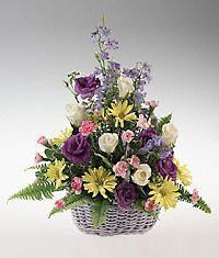 Mixed  flowers for a newborn.