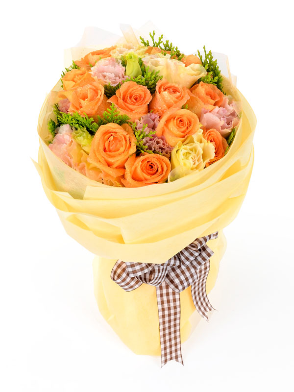 Flower Hand Bouquet: Radiant Beauty