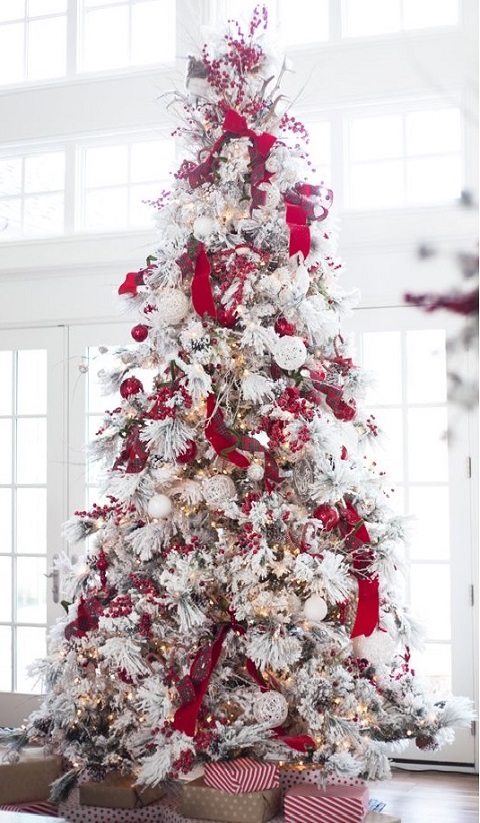 White Christmas Tree