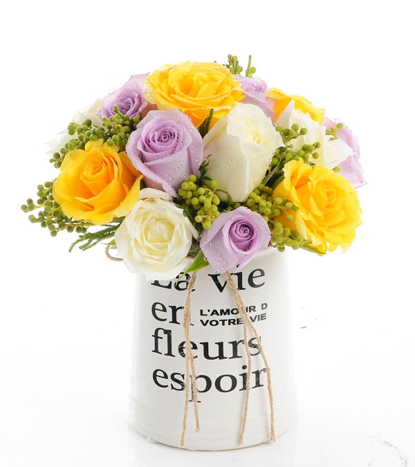 Birthday Bouquet: Rose Garden