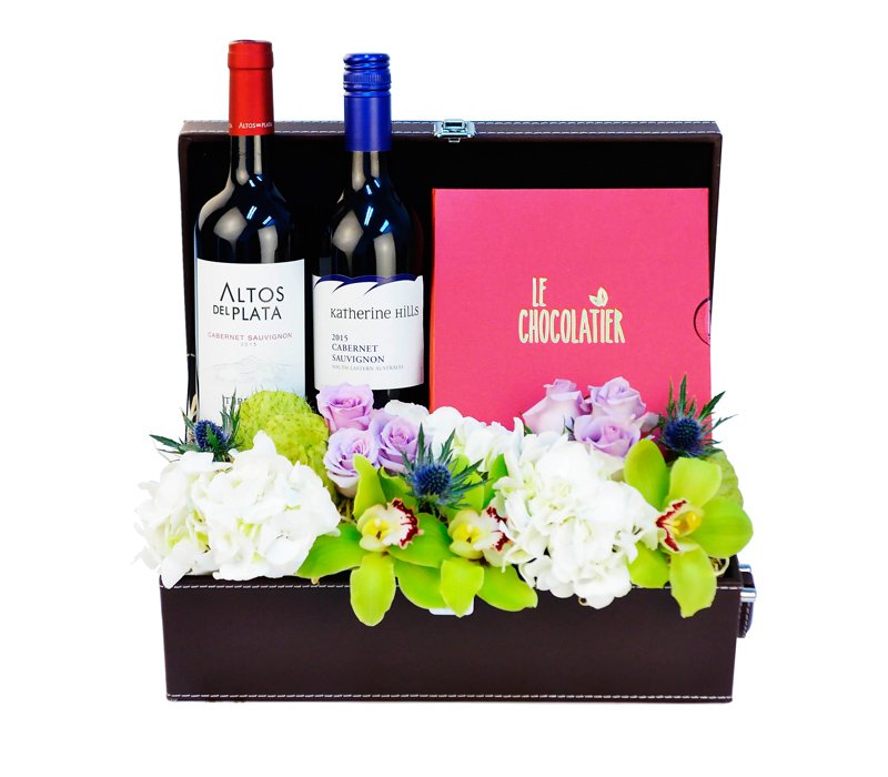 Wine hamper: Celebrations