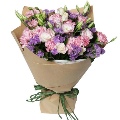 Flower Hand Bouquet: Grace Garden