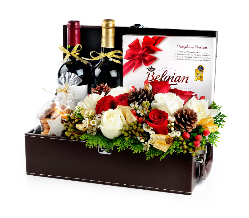 Wine hamper: The Jolly Christmas