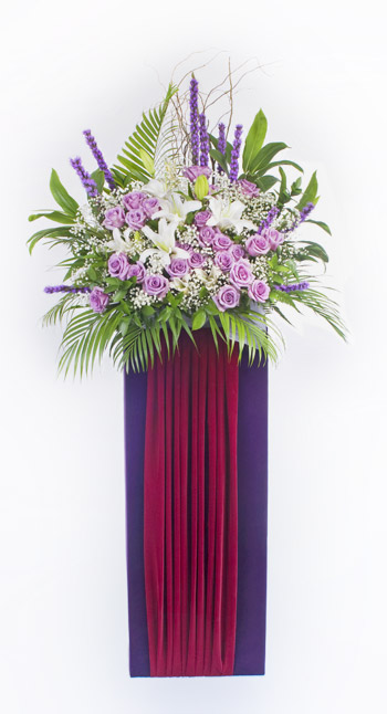 Opening Flowers Stand: Celebrating