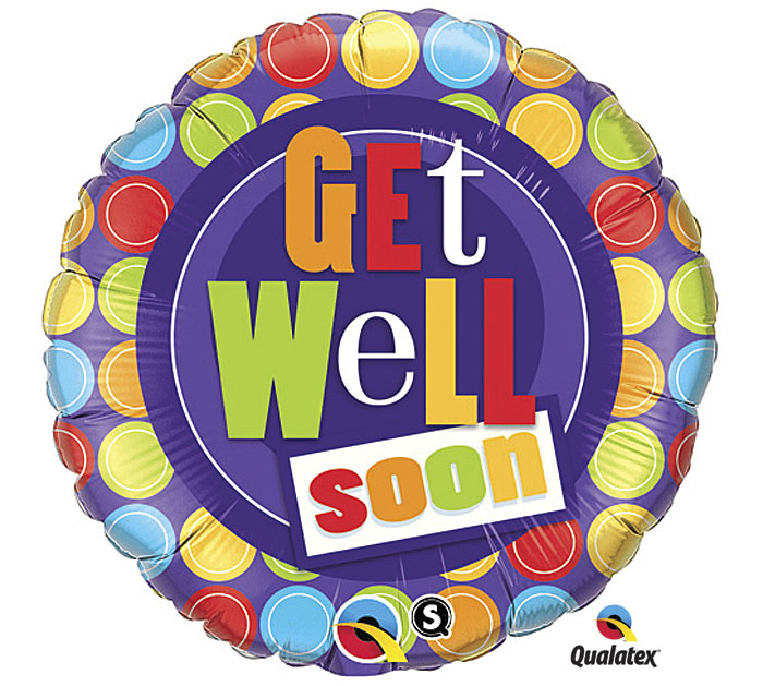 Balloon - Get Well Soon Dot Patterns