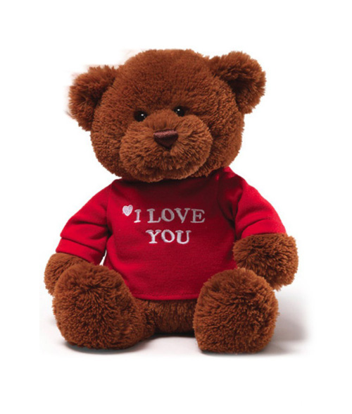 I Love You Bear-Light Brown