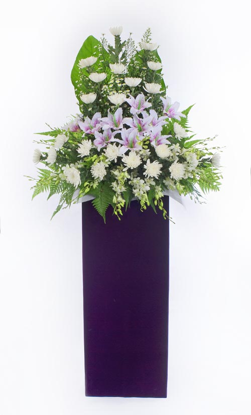 Condolence Flowers: Peace Respect