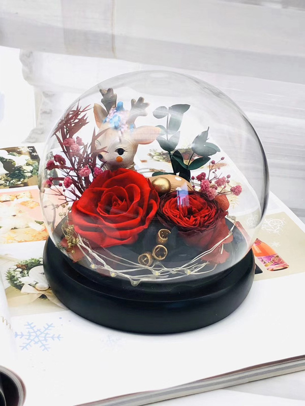 Preserved flower-Love You Dearly-Red
