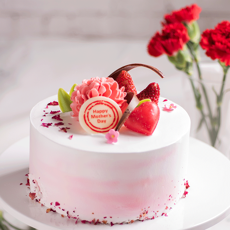 Mango Yoghurt Cake + Flower