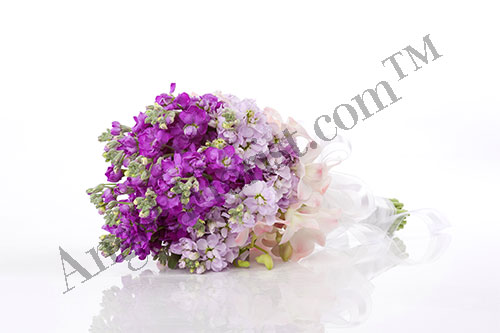 Bridal Bouquet: Purple Shades