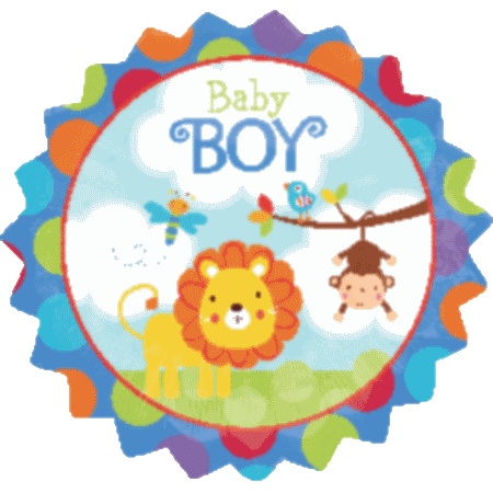 Balloon- Baby Boy Safari