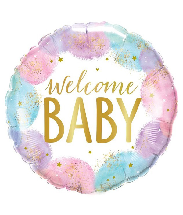 Welcome Baby - Water Colour
