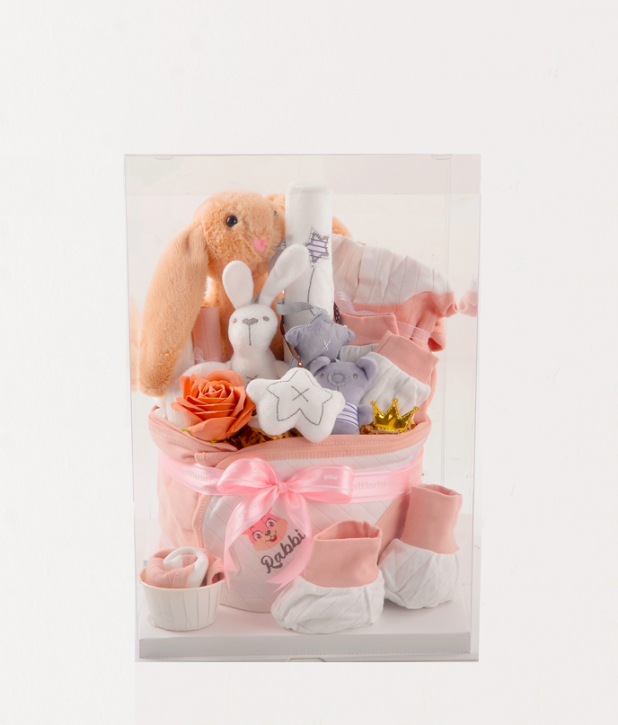 Diaper Cake - Rabbit Set