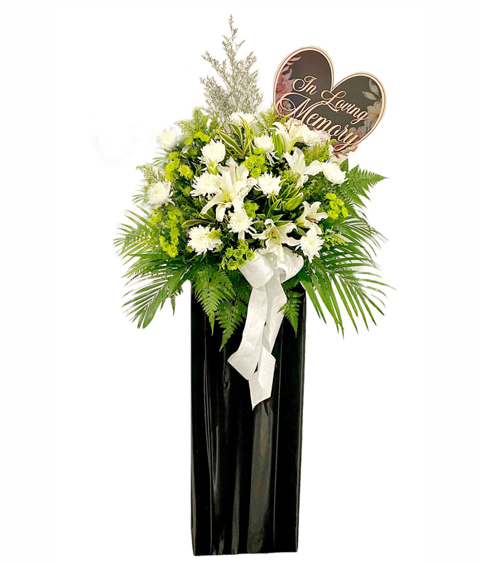 Condolence Wreath: Forever Cherished