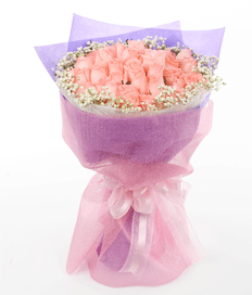 Hand Bouquet: Pink Emotions