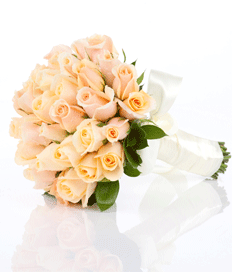 Bridal Bouquet- Champagne Roses