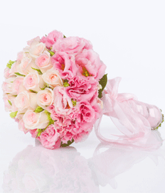 Bridal Bouquet: Pink Entourage