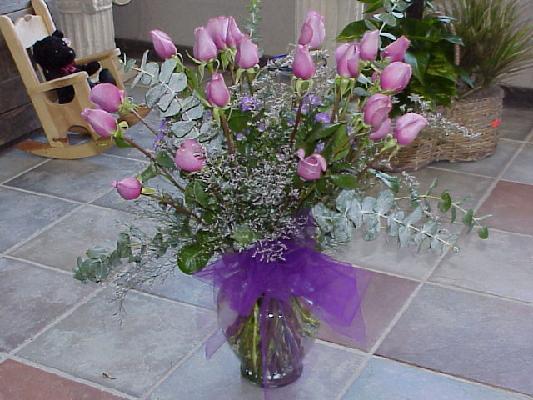 24 Lavender roses bouquet
