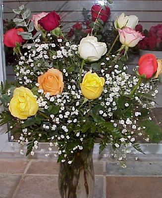 Dozen Mixed roses
