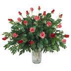 Two Dozen Red and Pink
